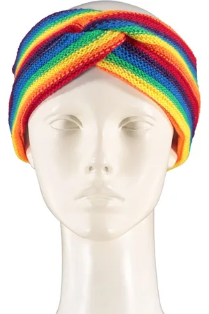 Apollo Gebreide Hoofdband - gekleurde hoofdband - - one size - Carnaval - Carnaval accessoires - Hoofdband