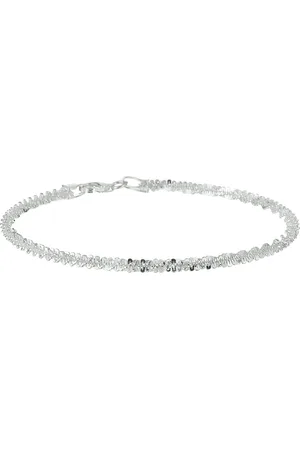 GLAMS Armband fantasie 3,0 mm 18 cm - Zilver