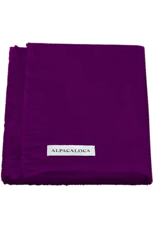 Alpaca Loca Enkelzijdige Sjaal - 200 x 65 cm - Violet