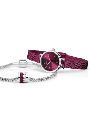 Bering 11022-909-GWP - Set Polshorloge en Armband - Dames - Kwarts - Classic