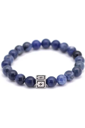 FortunaBeads Fortuna Beads – Energy Sodaliet – Kralen Armband – Heren– – 20cm