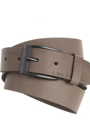 Lee Lederen Riem Mannen Old Silver - - L105