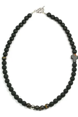 IBIZA MEN MENS JEWELLERY IbizaMen - hout 8mm - tijgeroog kralen - maat 60cm