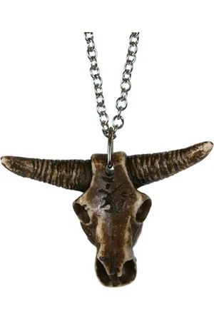 IBIZA MEN MENS JEWELLERY IbizaMen - RVS schakel - bull speksteen - 75cm