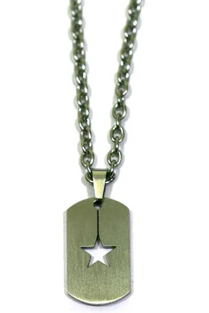 IBIZA MEN MENS JEWELLERY Kinderketting staal ster - IbizaMen KIDS