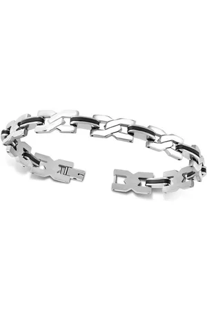 Amanto Armband Ad - 316L Staal - Rubber - 10mm - 21cm