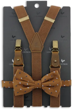 Sir Redman Bretels met strik - bretels combi pack Chocolate Chunks