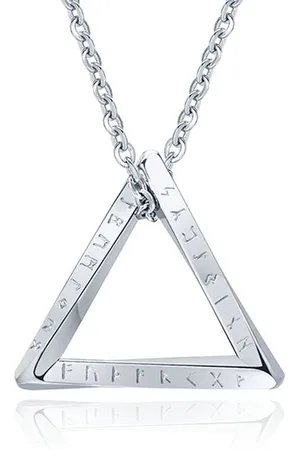 Mendes Nordic Heren Ketting - Rune Triangle Silver