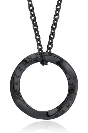 Mendes Nordic Heren Ketting - Rune Circle Black