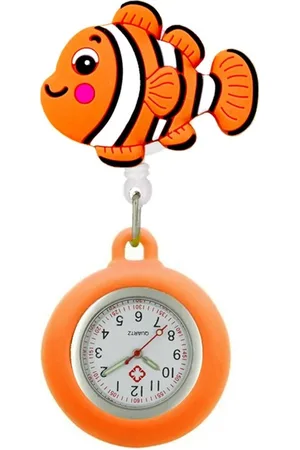 Fako Bijoux® Verpleegstershorloge - Zusterhorloge - Verpleegster Horloge - 3D Roller - Clownfish