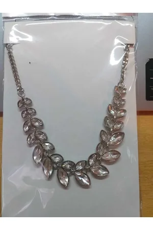Fashion Jewelry Fijne blanke blad ketting