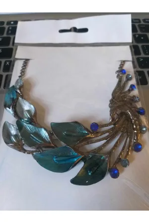 Fashion Jewelry Mooie blauwe lelie ketting