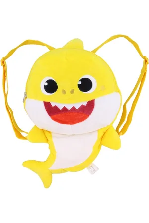 Baby Shark 3D Rugzak - schoolrugzak voor kinderen - ECO Pluche