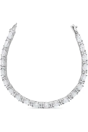 Juwelier Emo Tennisarmband - Ovale Zirkonia stenen - 5MM Breed 19CM Lengte