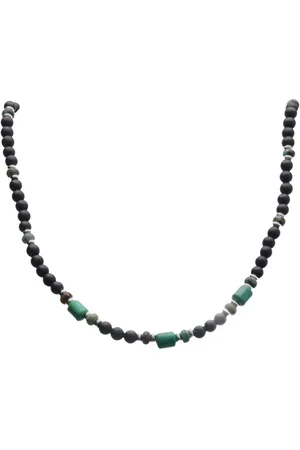 Bela Donaco Herenketting Classic B4 – Onyx – Turquoise – Sterling Zilver