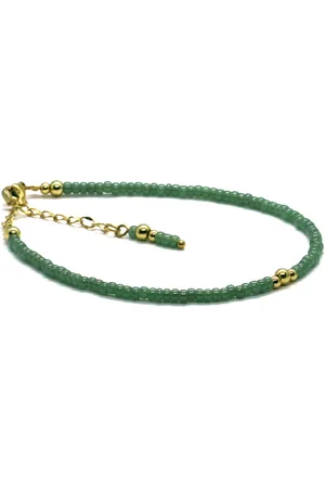 Heaven Eleven Dames - Enkelbandjes - Goud RVS - - 3mm - verstelbaar 23cm + 4cm