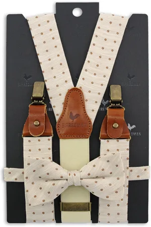 Sir Redman Bretels met strik - bretels combi pack Dapper Dot