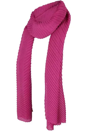 sarlini Langwerpige Plisse Sjaal Mauve