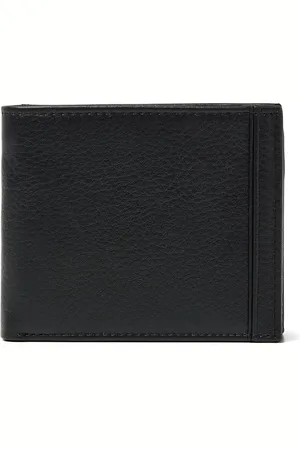 dR Amsterdam Luxe Billfold Heren Portemonnee Leer met RFID | 8 Kaartvakken, Briefgeld- & Muntvak met Drukknop | Ideaal Cadeau voor Mannen 67-Series - 67524 Black