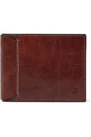 dR Amsterdam Compacte leren heren portemonnee | Kleine billfold met 4 creditcardvakken, briefgeldvakken en muntgeldvak | Stoere en functionele pasjeshouder voor mannen | RFID-bescherming | Ideaal cadeau voor mannen Waxi - 78581 Chestnut