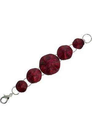 Behave Armband met rode ronde circels