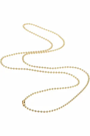 Fako Bijoux® Bolletjes Ketting - Ball Chain - RVS - Stainless Steel - 3mm - 80cm