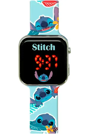 Disney Stitch Led Pols Horloge - Uurwerk voor Meisjes en Jongens Blauw
