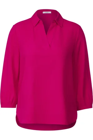 CECIL Seersucker Ruffle Blouse Dames Blouse - - Maat M