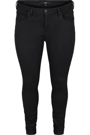 Zizzi JEANS, LONG, AMY Dames Jeans - Maat 42/78 cm