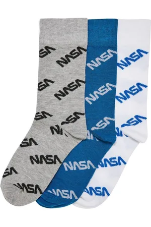 Mister Tee NASA - NASA Allover Kids 3-Pack Sokken Kinderen - 27/30
