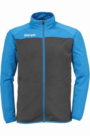 Kempa Prime Poly Jacket Antraciet- Blauw Maat 2XL