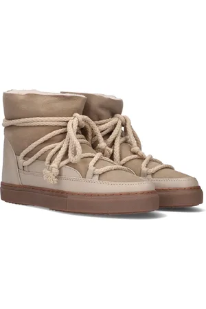 INUIKII Classic Vachtlaarzen - Warme Laarzen - Dames - Beige - Maat 39