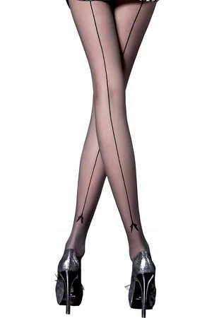 Fiore di Lucia Milano Naadpanty Miriam Nero, 20 denier maat 4