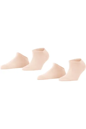 ESPRIT Uni 2-Pack duurzaam organisch katoen multipack sneakersokken dames roze - Maat 35-38