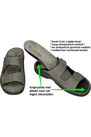 Berkemann Heren - - pantoffels & slippers - maat 43.5
