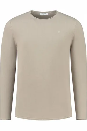 Purewhite Heren Regular fit Knitwear Crewneck LS - - Maat S
