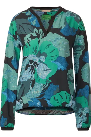 CECIL Multicolor Print Blouse Dames Blouse - - Maat S