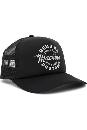 Deus Ex Machina Deus Amped Circle Black Trucker Cap