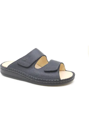 Finn RIAD, 01505-650413, Blauwe slipper wijdte H