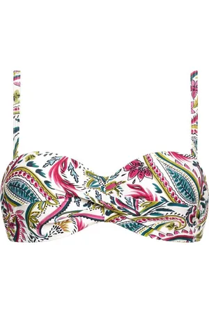 Cyell WAJANG FLORAL Bikinitop Bandeau Voorgevormd met Beugel Dames - Maat 36B
