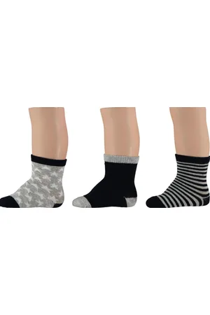 Angro Sokken grijs/ unisex, set van 3 paar maat 56-68 (0-6 months)