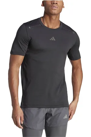 adidas Heat.rdy Hiit Elevated T-shirt Met Korte Mouwen Grijs S Man