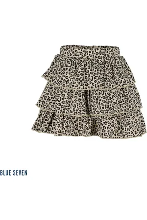 Blue Seven Rok (luipaardprint)