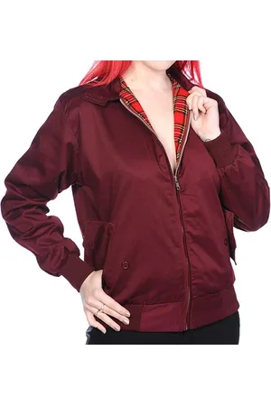 Banned Retro Harrington Jacket - S - rood
