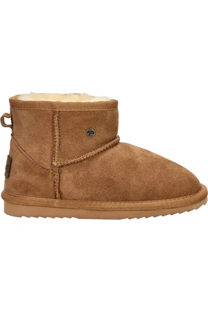 Warmbat Wallaby Kids Suede Boot Cognac