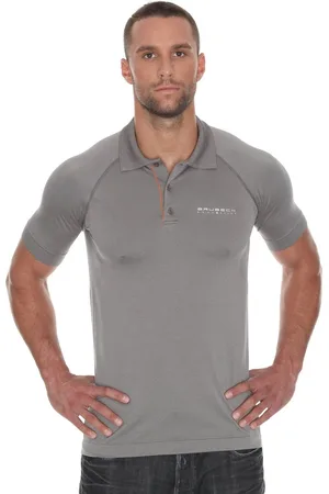 Brubeck Prestige seamless sport poloshirt korte mouw – heren – voor golf en tennis - M