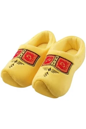 Merkloos Clogs Gele klomp Sloffen Unisex - - Maat 44/45