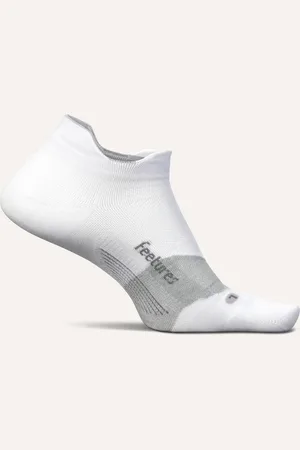 Feetures | Elite | Ultra Light | No Show Tab V2 | Hardloopsokken | Unisex | White | 38-42