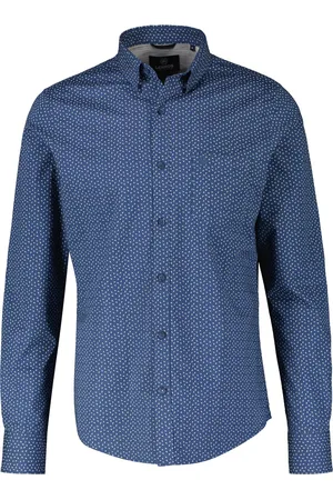Lerros Lange mouw overhemd - Heren - XXL - - Katoen - 23D1471