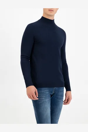 Purewhite Heren Regular Fit Essential Trui - - Maat XL